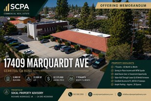 17409 Marquardt Ave, Cerritos CA - 1031 Exchange Property