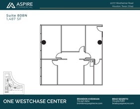 10777 Westheimer Rd, Houston, TX for lease Floor Plan- Image 1 of 1