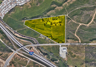 36240 Cherry Valley, Calimesa, CA - aerial  map view