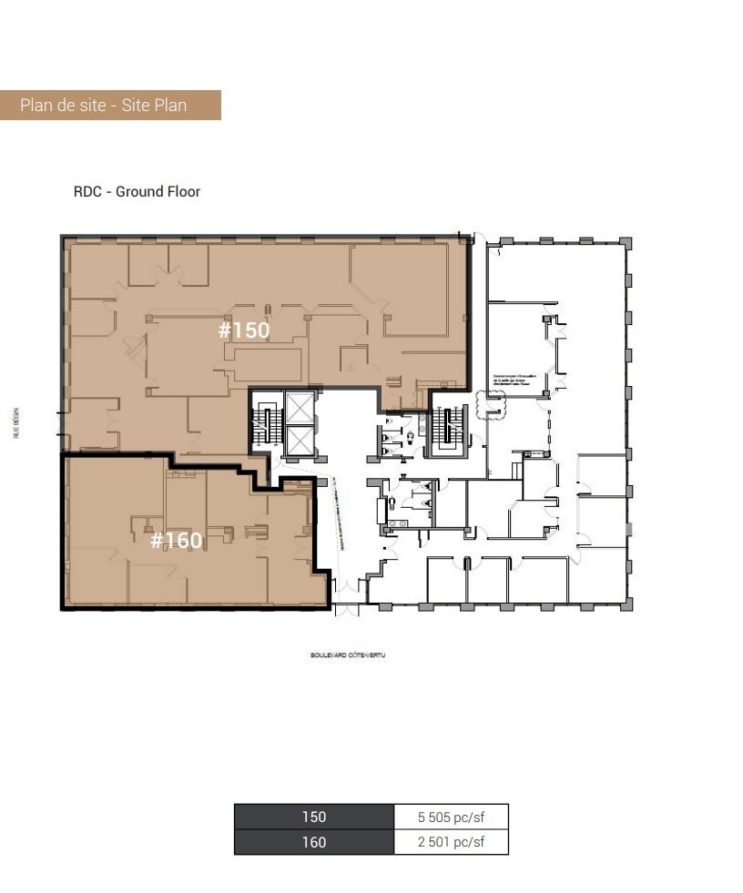 3773-3777 Boul De La Côte-Vertu, Montréal, QC for lease Floor Plan- Image 1 of 1