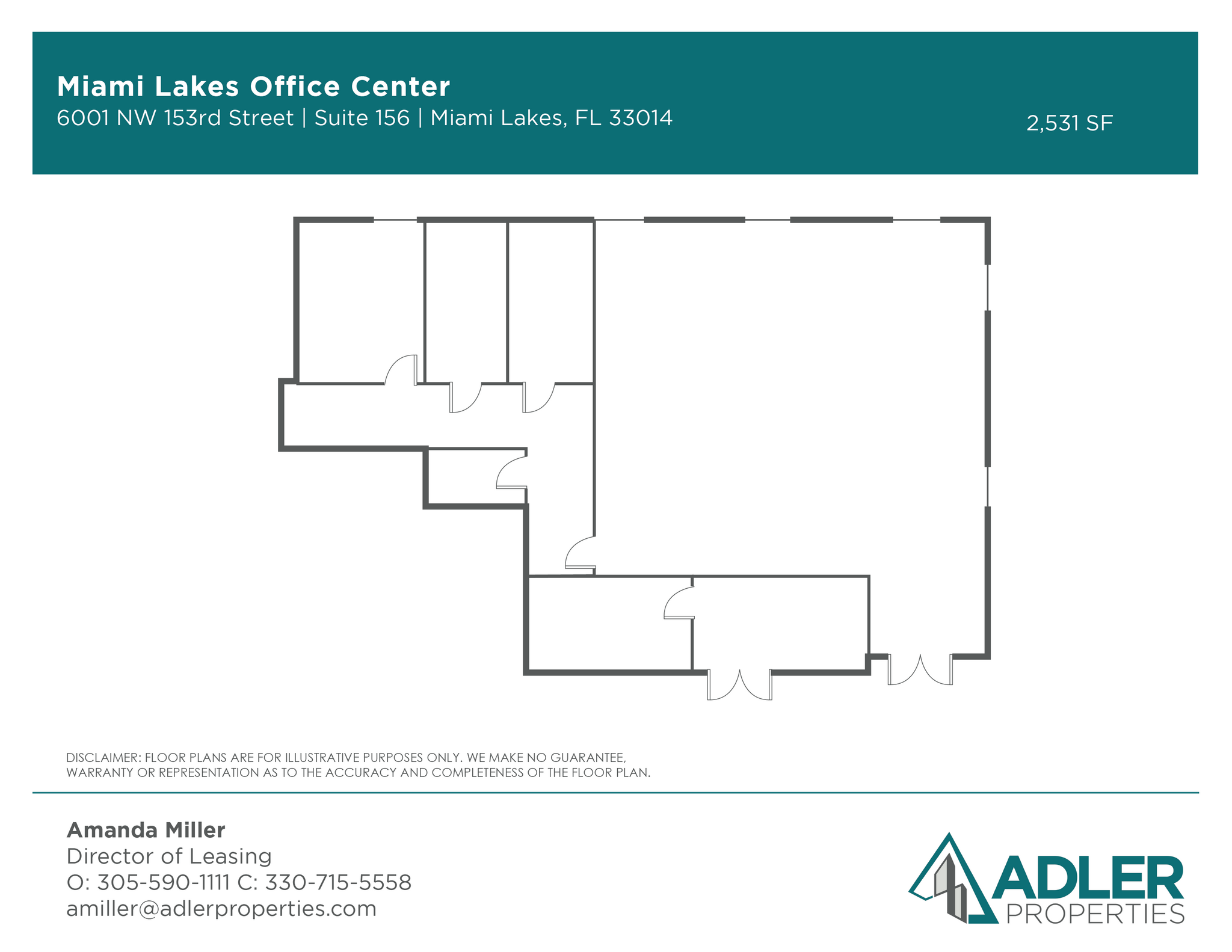 15291-15327 NW 60th Ave, Miami Lakes, FL for lease Floor Plan- Image 1 of 1