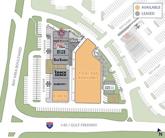 More details for SEC Bay Area Blvd & Gulf Freeway, Webster, TX - Land for Lease