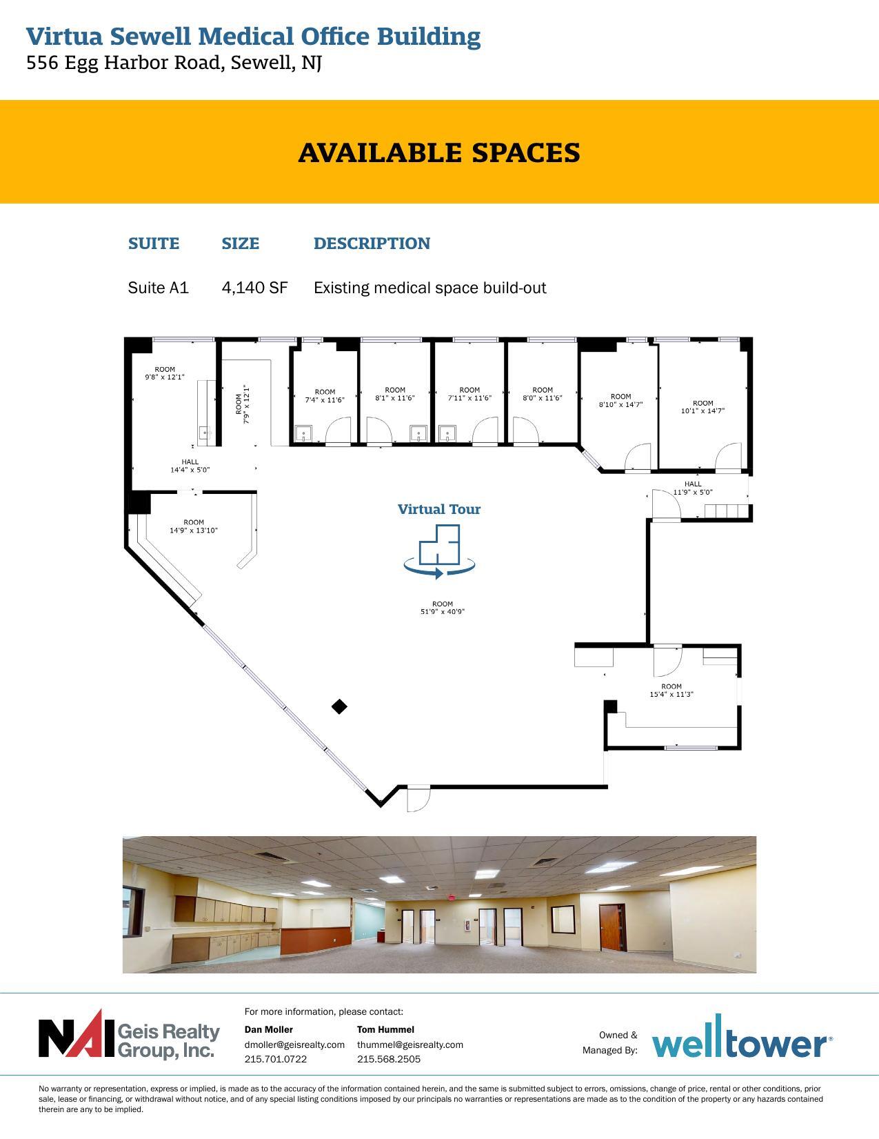 556 Egg Harbor Rd, Sewell, NJ for lease Floor Plan- Image 1 of 1