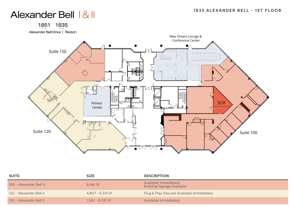 1851 Alexander Bell Dr, Reston, VA for lease Floor Plan- Image 1 of 1