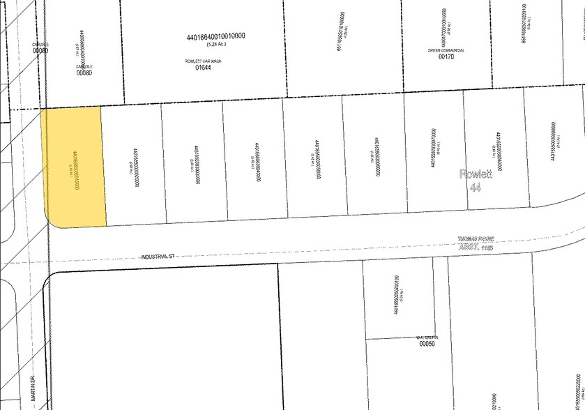 4101 Industrial St, Rowlett, TX for sale - Plat Map - Image 2 of 2