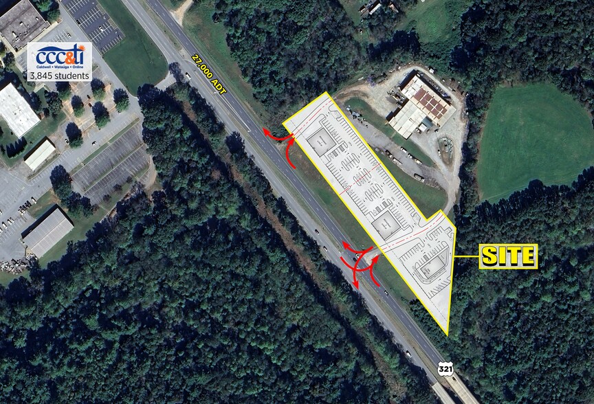 2928 Hickory Blvd, Hudson, NC for lease - Aerial - Image 3 of 5