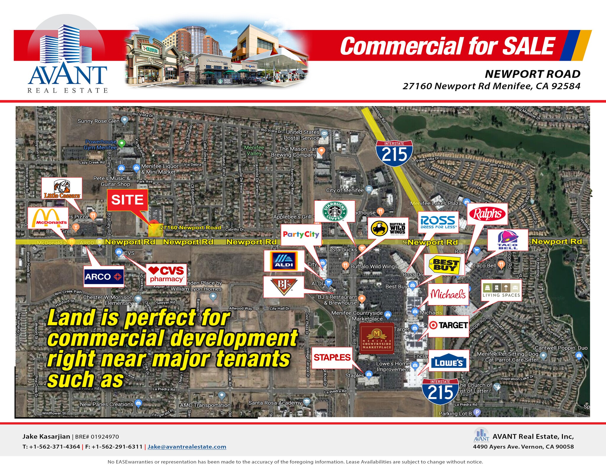 27160 Newport Rd, Menifee, CA 92584 Land for Sale