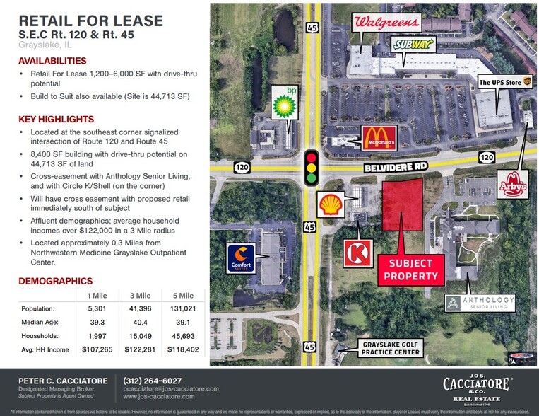 SEC Route 120, Grayslake, IL for lease - Building Photo - Image 1 of 1