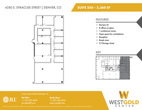 4380 S Syracuse St, Denver, CO for lease Floor Plan- Image 1 of 2