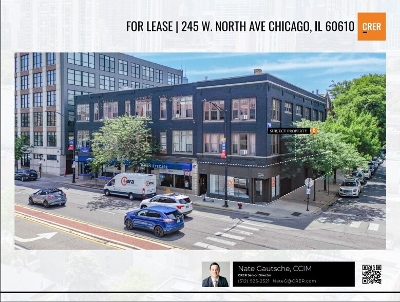 245 W North Ave, Chicago, IL for lease - Building Photo - Image 1 of 3