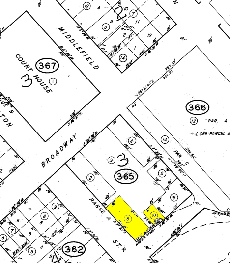 801-823 Hamilton St, Redwood City, CA for lease - Plat Map - Image 2 of 4