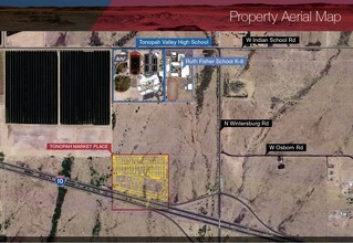 Wintersburg Rd and I-10, Tonopah, AZ - aerial  map view