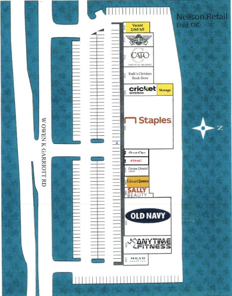 3322-3518 W Owen K Garriott Rd, Enid, OK for lease - Site Plan - Image 2 of 11