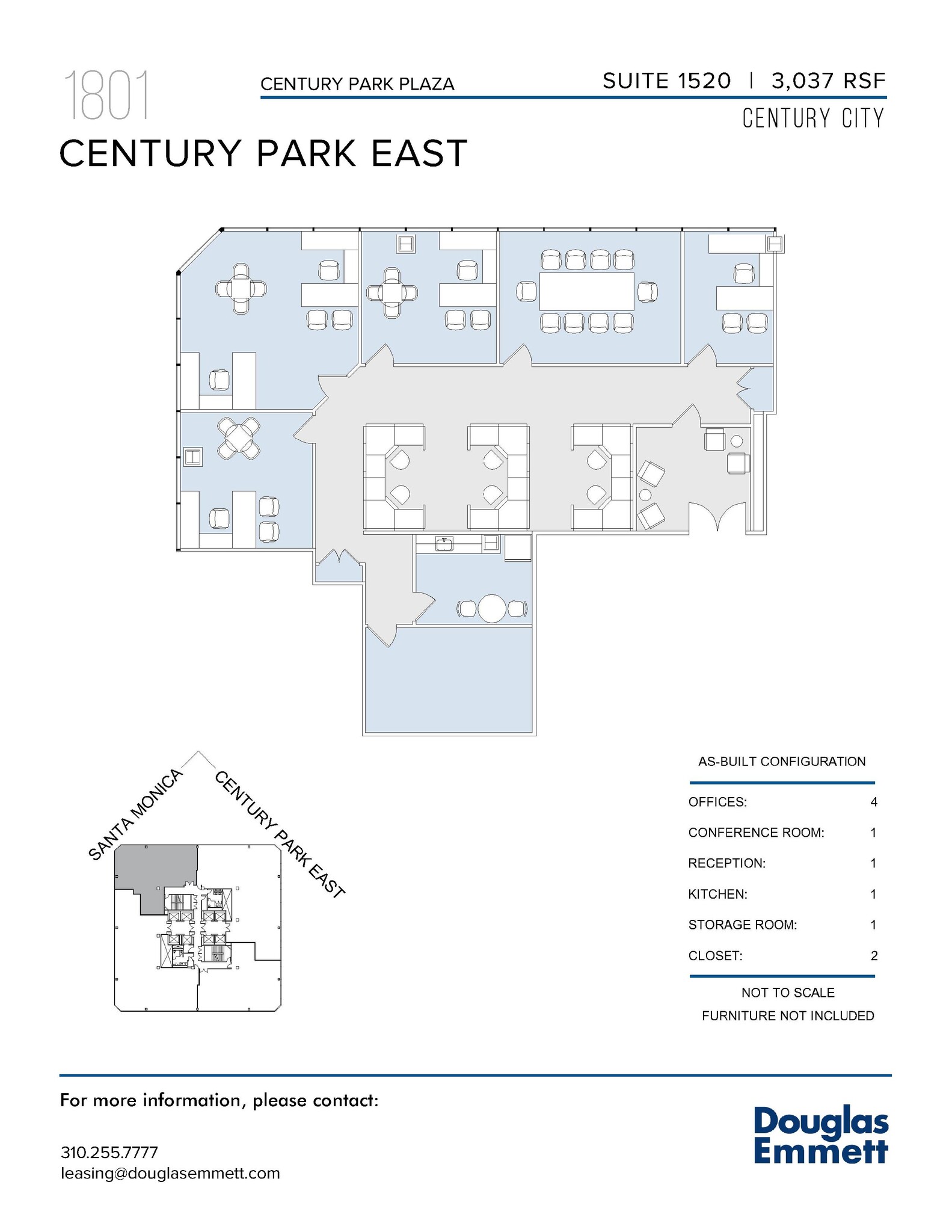 1801 Century Park E, Los Angeles, CA for lease Floor Plan- Image 1 of 1