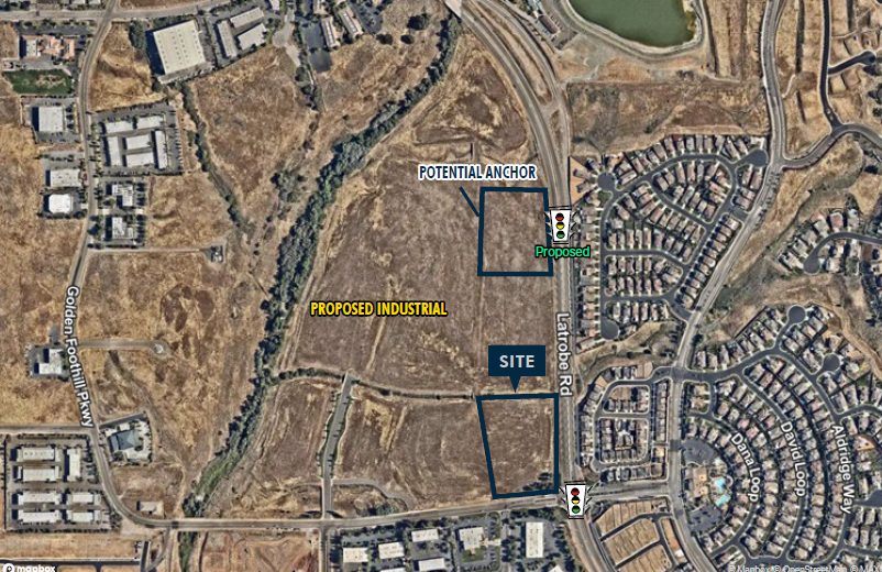 Latrobe Rd, El Dorado Hills, CA for lease - Aerial - Image 1 of 2