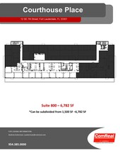 12 SE 7th St, Fort Lauderdale, FL for lease Floor Plan- Image 1 of 1