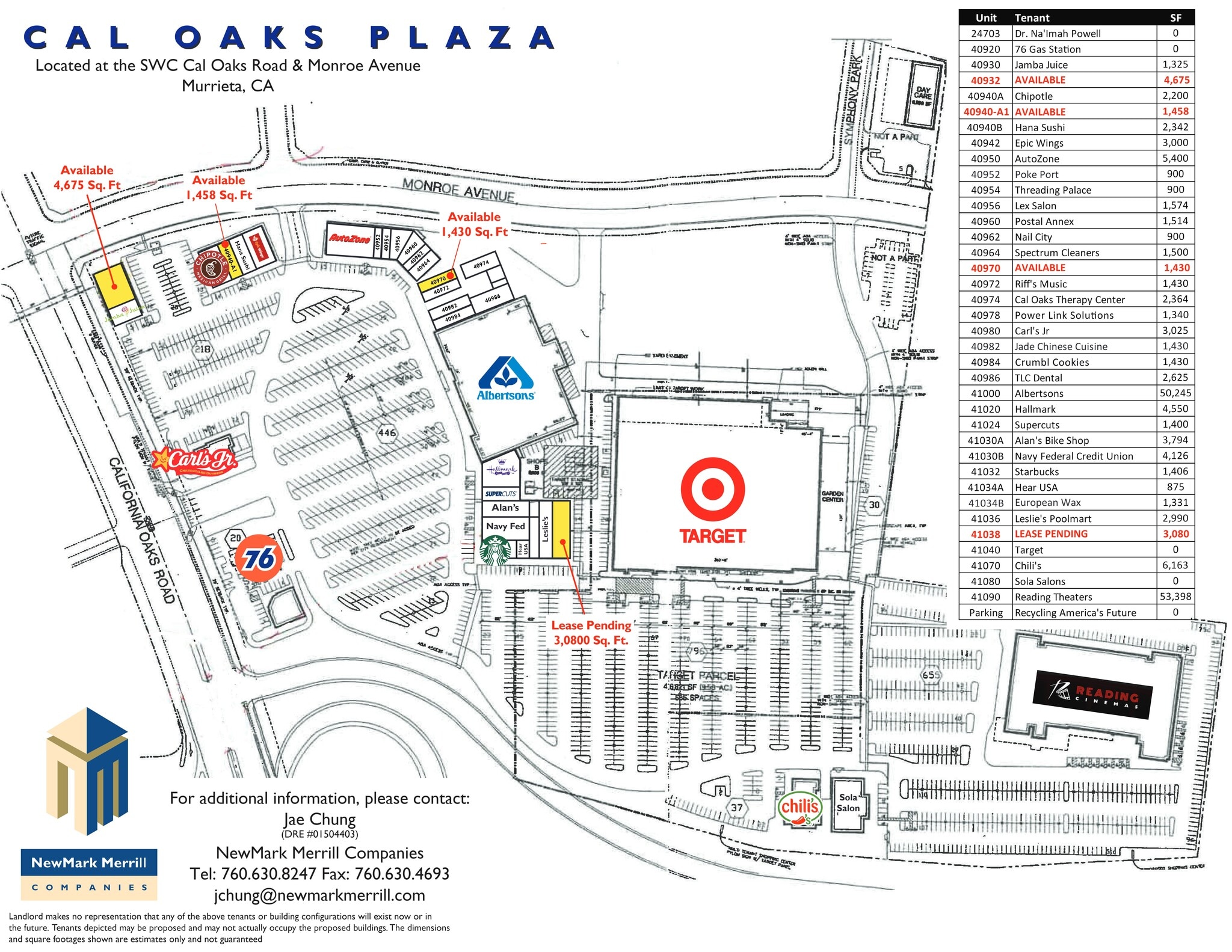 40930-41090 California Oaks Rd, Murrieta, CA for lease Site Plan- Image 1 of 5