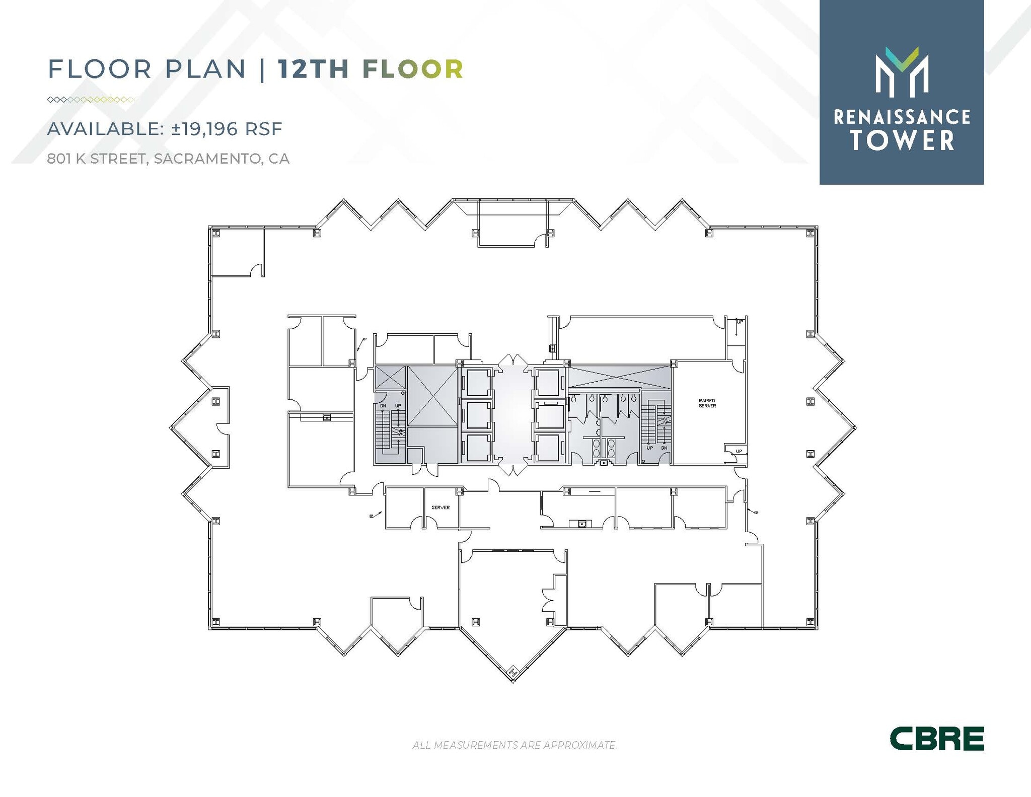 801 K St, Sacramento, CA for lease Floor Plan- Image 1 of 2
