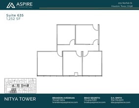 2211 Norfolk St, Houston, TX for lease Floor Plan- Image 1 of 1