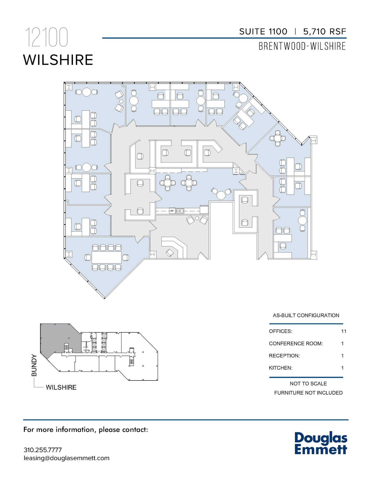 12100 Wilshire Blvd, Los Angeles, CA for lease Floor Plan- Image 1 of 1