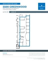 5500 Greenwood Plaza Blvd, Englewood, CO for lease Site Plan- Image 2 of 2