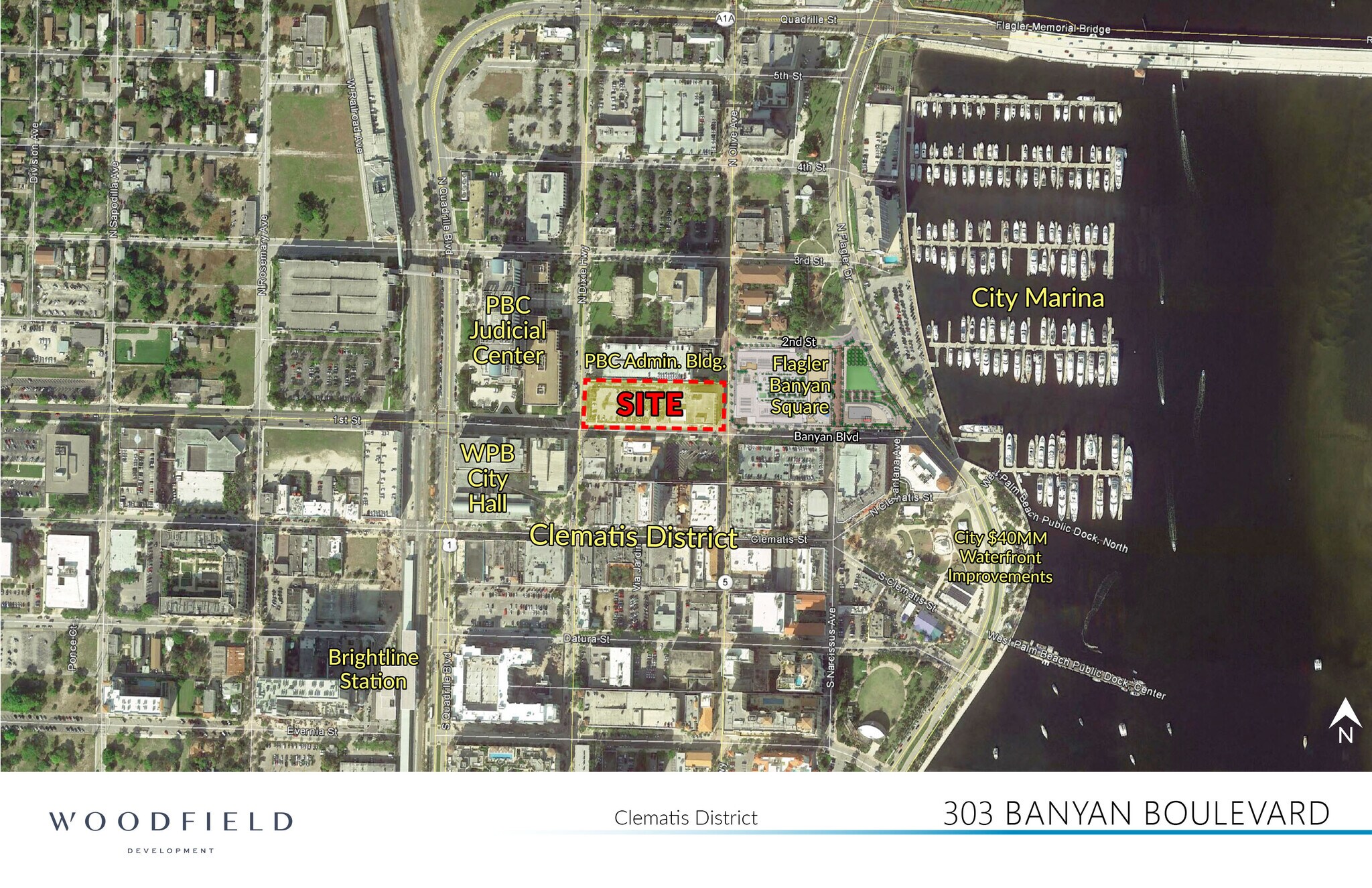 345 Banyan Blvd West Palm Beach - 345 Banyan Blvd West Palm Beach FL Aerial 4 LargeHighDefinition