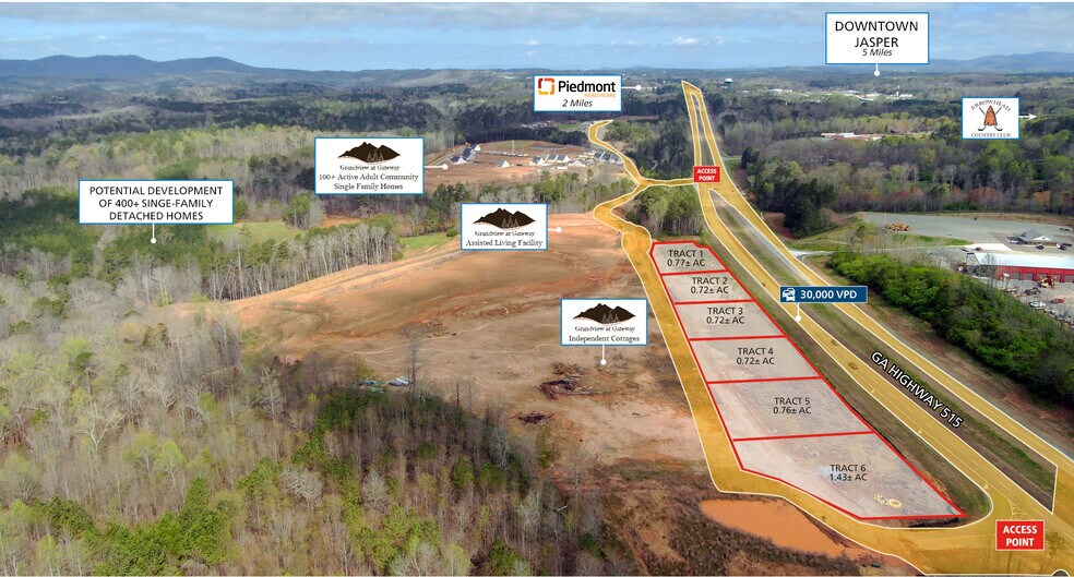 Highway 515, Jasper, GA for sale - Building Photo - Image 1 of 1