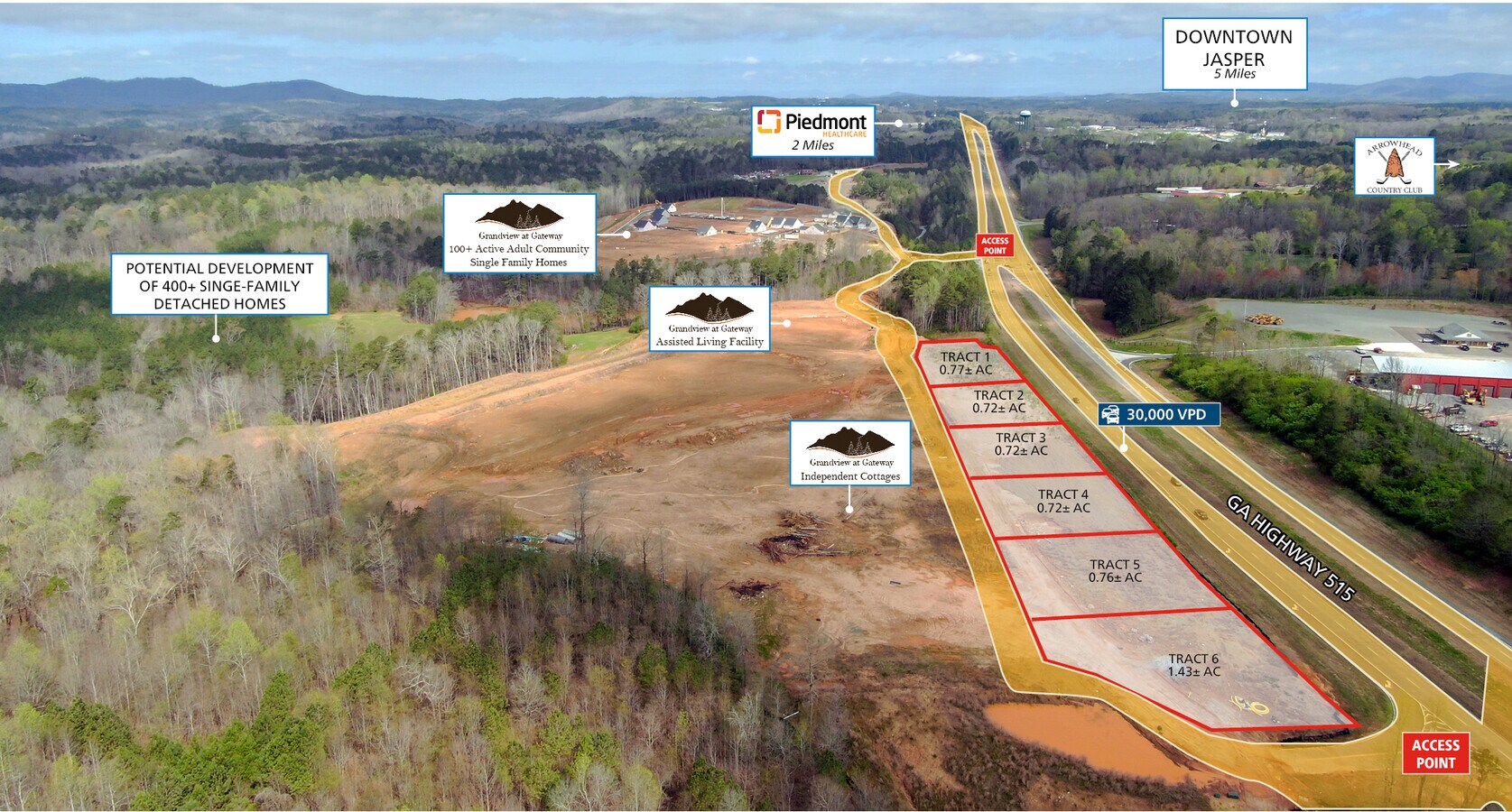 Highway 515, Jasper, GA 30143