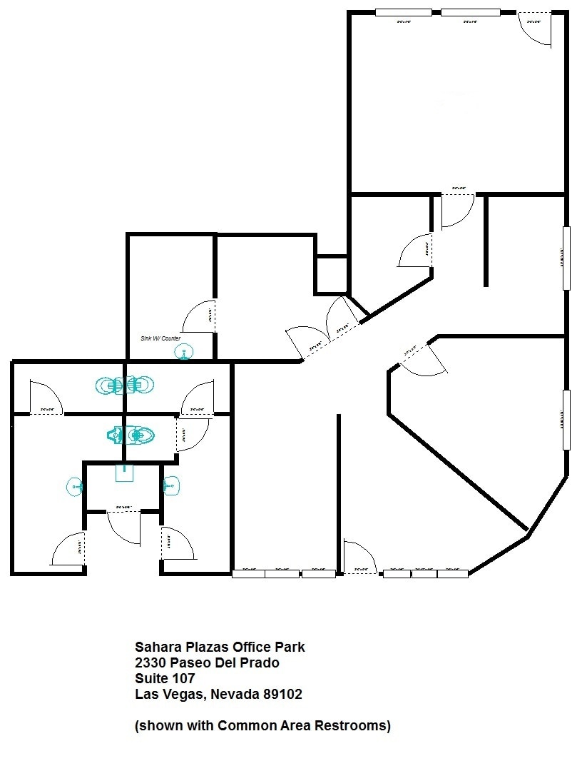 2310 Paseo Del Prado, Las Vegas, NV for lease Floor Plan- Image 1 of 1