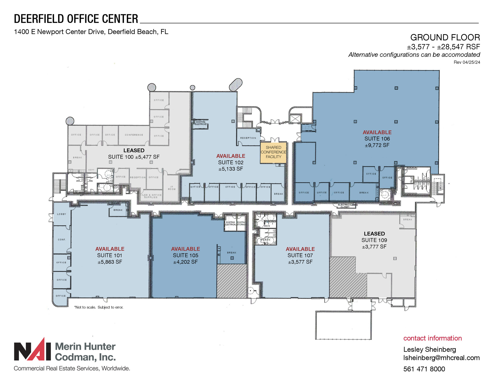 1400 E Newport Center Dr, Deerfield Beach, FL for lease Floor Plan- Image 1 of 1