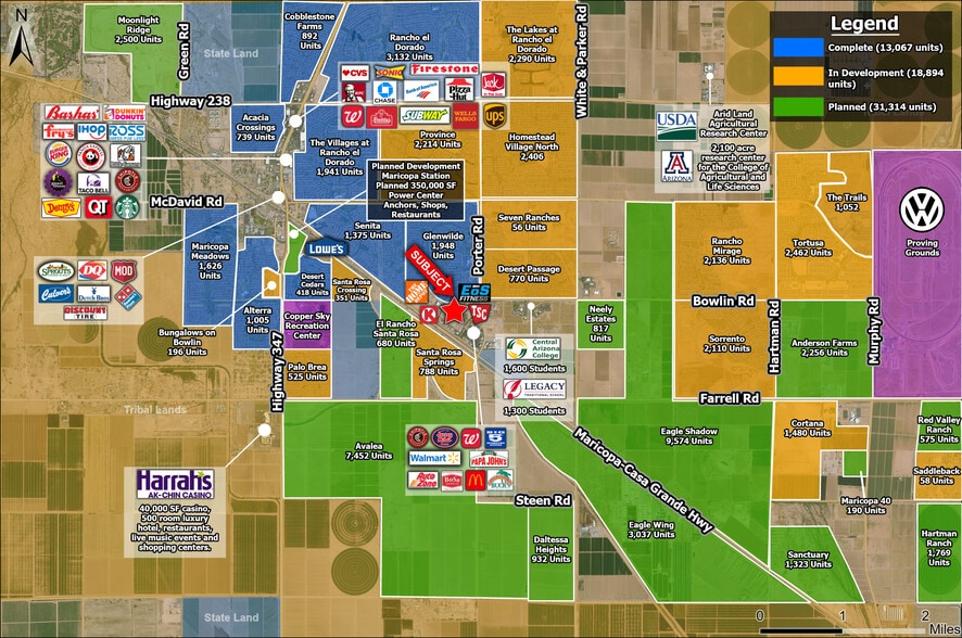 Porter Rd, Maricopa, AZ for sale - Aerial - Image 3 of 8