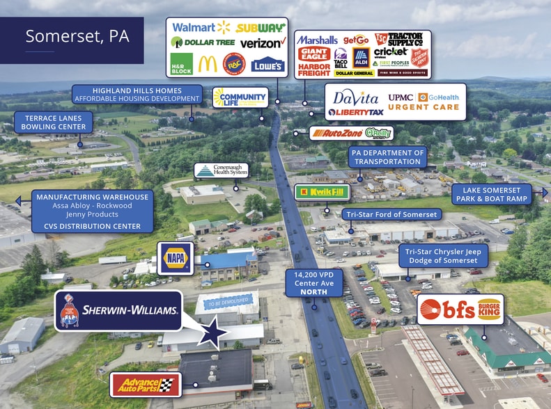 1243 N Center Ave, Somerset, PA for sale - Building Photo - Image 2 of 8