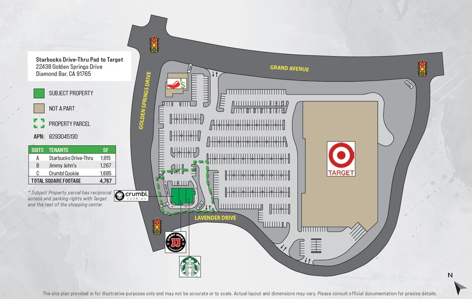 22438 Golden Springs Dr, Diamond Bar, CA for sale - Site Plan - Image 2 of 6