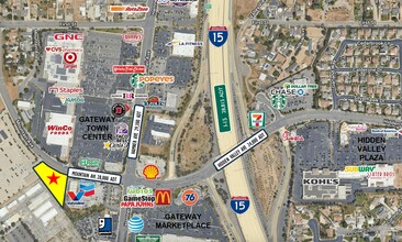 1000 Mountain Ave, Norco, CA - Aerial  map view