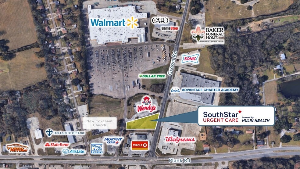 6420 Groom Rd, Baker, LA for lease - Building Photo - Image 1 of 3