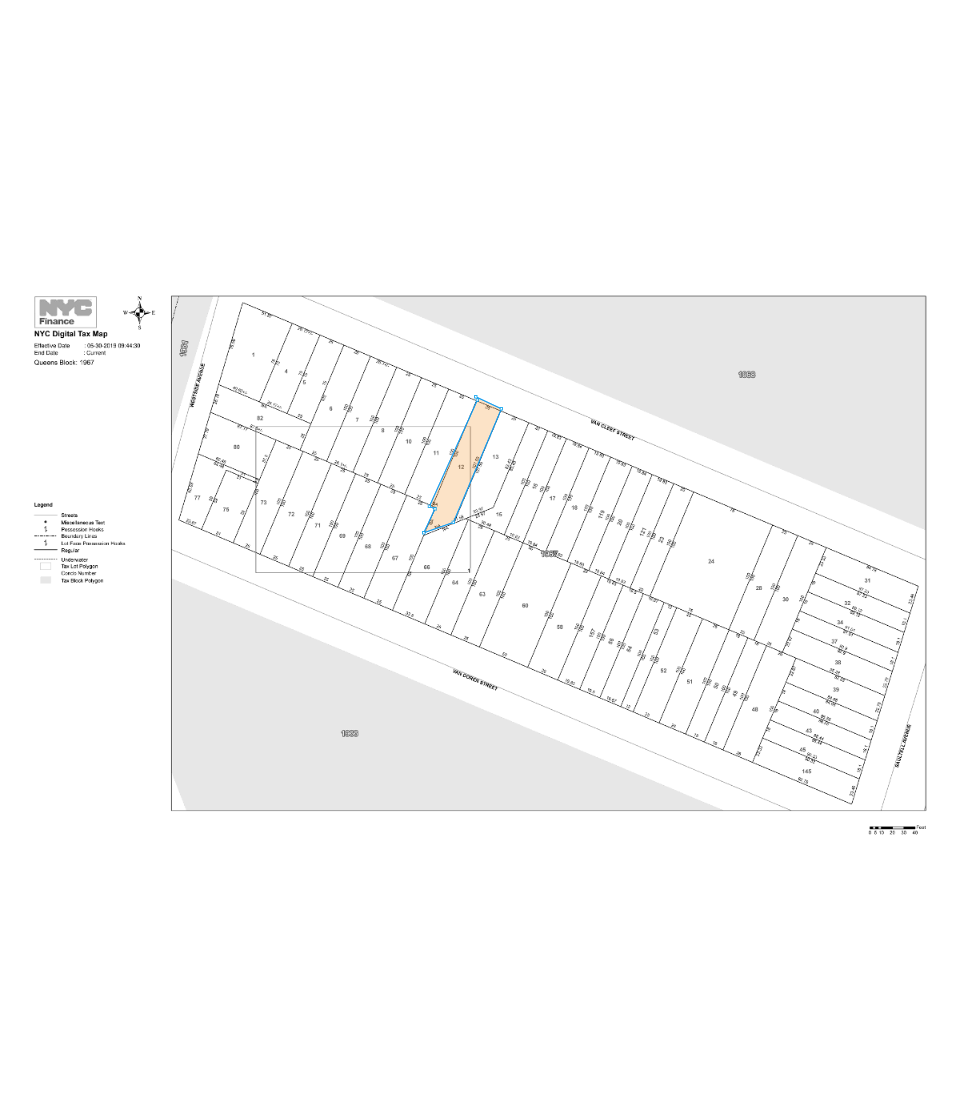 5628 Van Cleef St, Corona, NY for sale Plat Map- Image 1 of 2