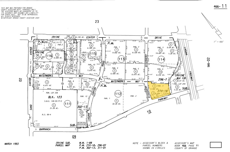 62 Discovery, Irvine, CA for sale - Plat Map - Image 3 of 5