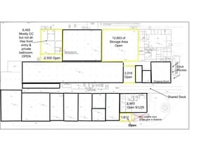 136 Collins Ave, Norwood, NC for lease Floor Plan- Image 1 of 4