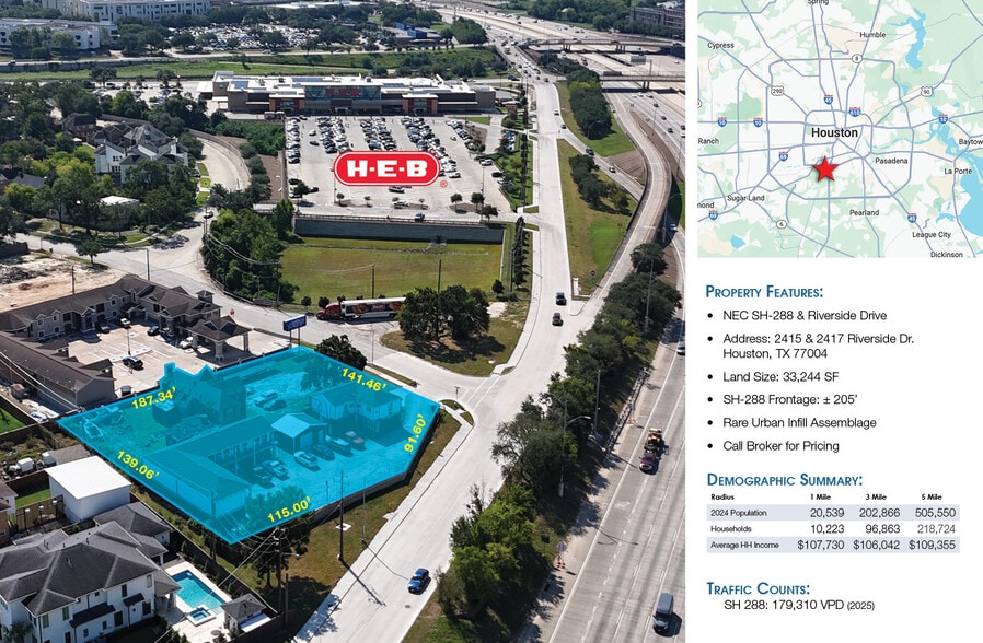 2415 & 2417 Riverside Land portfolio of 1 properties for sale on LoopNet.com - Building Photo - Image 3 of 3