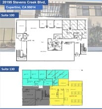20195 Stevens Creek Blvd, Cupertino, CA for lease Floor Plan- Image 1 of 1