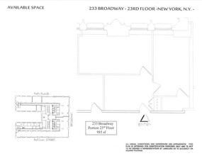 233 Broadway, New York, NY for lease Floor Plan- Image 1 of 1