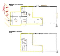 520 36 Av NE, Calgary, AB for lease Floor Plan- Image 2 of 8