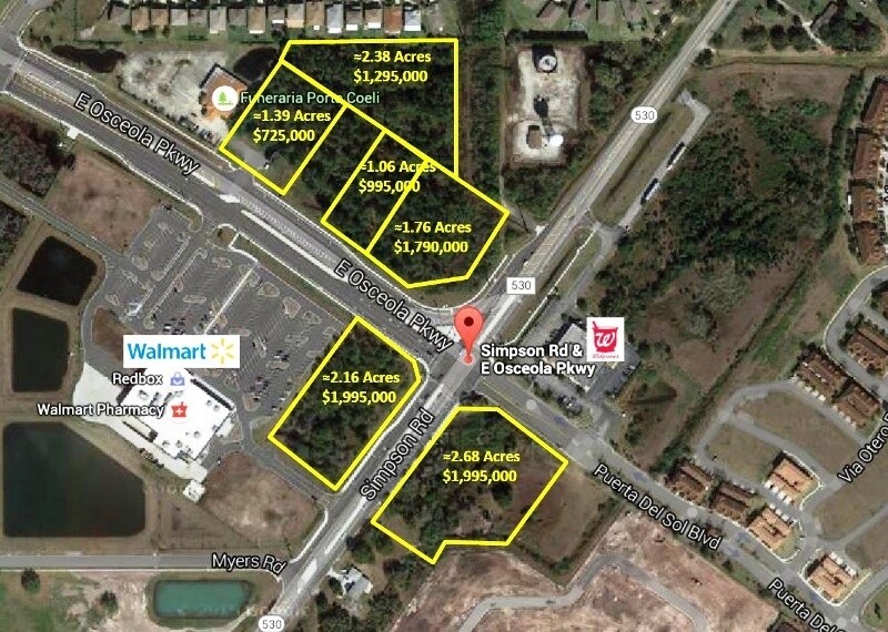 Osceola Pky & Simpson Rd, Kissimmee, FL for sale Primary Photo- Image 1 of 1