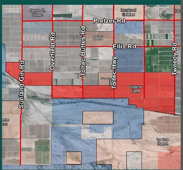 SW Greenes Reservoir Rd & Tweedy Rd, Eloy, AZ for sale - Primary Photo - Image 1 of 1