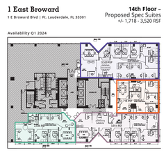 1 E Broward Blvd, Fort Lauderdale, FL for lease Floor Plan- Image 1 of 1