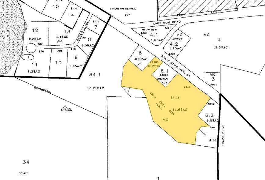900-938 Highway 81 E, McDonough, GA for sale - Plat Map - Image 1 of 1