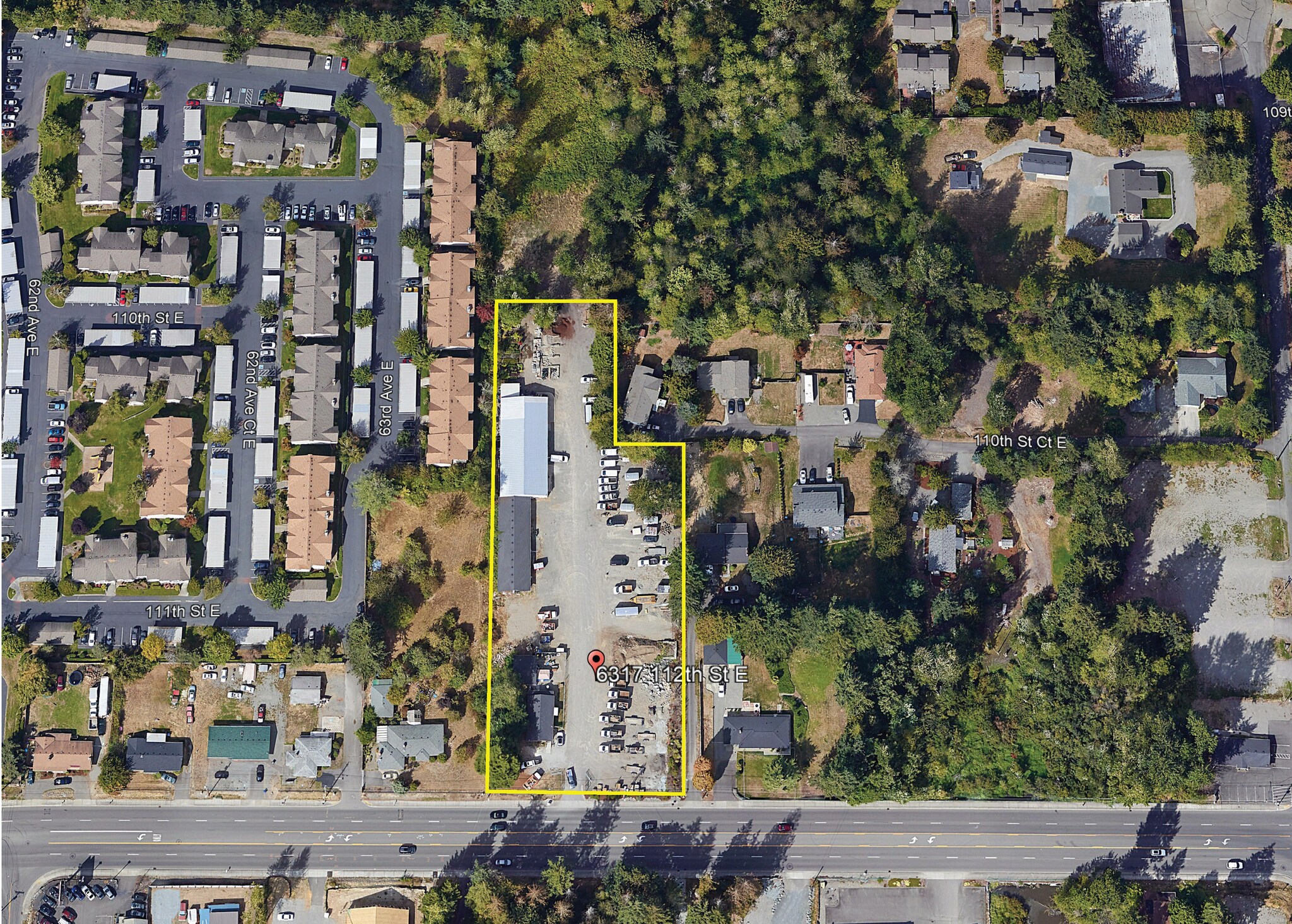 6319 112th St E, Puyallup, WA for sale Aerial- Image 1 of 1