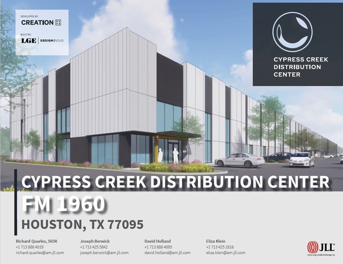 9910 Cypress Creek Pky, Houston, TX 77070 Cypress Creek Distribution