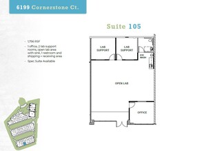 6185 Cornerstone Ct E, San Diego, CA for lease Floor Plan- Image 1 of 1