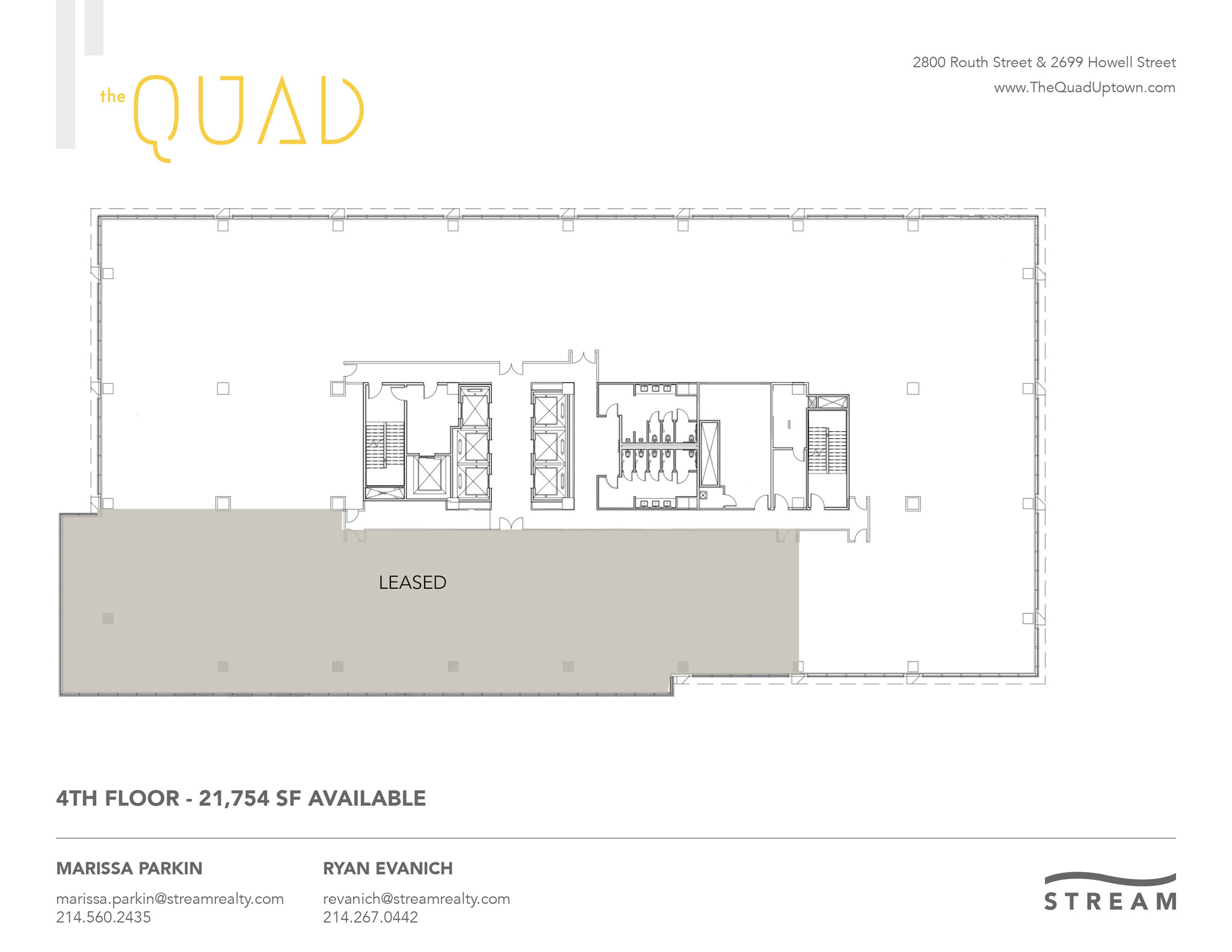 2699 Howell St, Dallas, TX for lease Floor Plan- Image 1 of 1